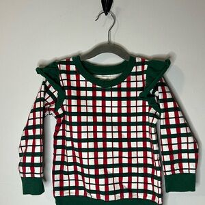 Monica+Andy Holiday Double Ruffle Sweater